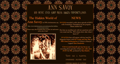 Desktop Screenshot of annsavoy.com